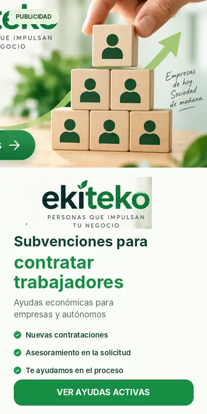 Publicidad de subvenciones para contratar trabajadores